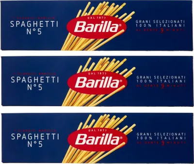 Produktbild von Barilla - Spaghetti n.5 3er Pack (3x500g)