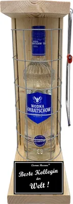 Produktbild von Wodka - Beste Kollegin der Welt - Eiserne Reserve Gitterkäfig Geschenk Kollegin