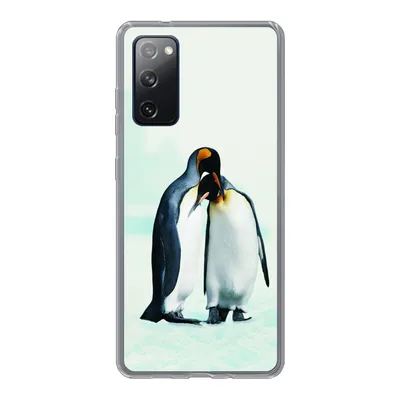 Produktbild von MuchoWow® Handyhülle Schutzhülle Hülle für Samsung Galaxy S20 FE Pinguine - Schnee - Familie Silikon Softcase Handy Hülle - Abdeckung