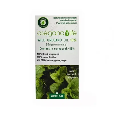 Zdjęcie produktu dla Oregano4Life Wild Oregano Oil 10% 30 ml - olejek eteryczny z oregano, wzmacniający odporność