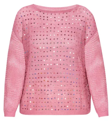 Image de Pull Jeona pour femme - mauve, XL/XXL
