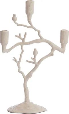 Produktbild von Light & Living - Kerzenständer JARDIA - 26x11x42cm - Weiß