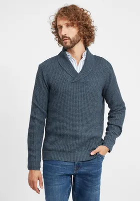Produktbild von SOLID SDMapari Herren Strickpullover Grobstrick Pullover mit Schalkragen