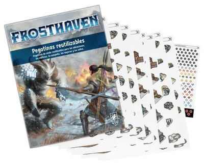 Produktbild von Cephalofair Games Frosthaven: Wiederverwendbare Aufkleber, Erweiterung, Brettspi
