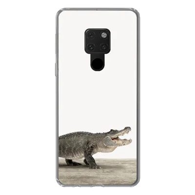 Produktbild von MuchoWow® Handyhülle Schutzhülle Hülle für Huawei P40 Lite Kinder - Krokodil - Junge - Kinder - Mädchen Silikon Softcase Handy Hülle - Handy