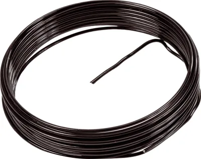 Produktbild von DRAHT 2mm/5 Meter. Aluminium Basteldraht SCHWARZ