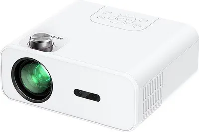 Obrázek produktu pro LED projektor s automatickým zaostřováním 1080P, 9000 lumenů, 6D korekce lichoběžníkového zkreslení Podporuje boční projekci Bluetooth projektoru