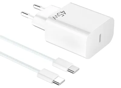 Productafbeelding van YISH 45W USB-C oplader - Sneloplader met GAN PD3.0 - USB-C netadapter