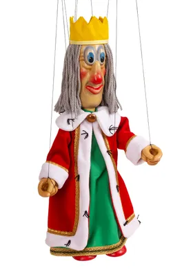 Produktbild von Masek König Marionette, Holz, 40 cm