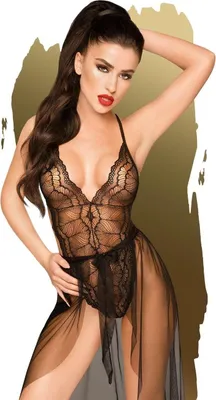Produktbild von Penthouse Verführerische schwarze Dessous L/XL