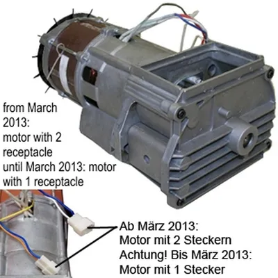 Produktbild von ATIKA Ersatzteil | Motor mit Getriebe 2500W für Gartenhäcksler ALF 2600