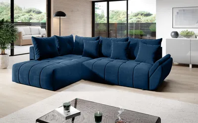 Produktbild von Sofa mit Stauraum MAGIA – Dunkelblau