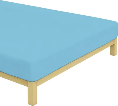 Produktbild von Frotteefolie Hellblau Größe: 90x200 cm