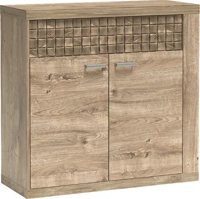 Produktbild von Wohnzimmer Anrichte, 102cm in Eiche NUSCO-161