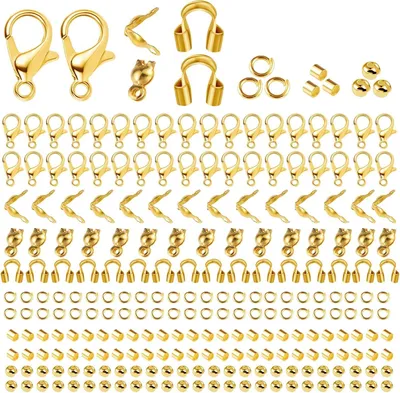 Image de Kit de création de bijoux, comprenant 1150 pièces, avec fermoirs et perles, pour des projets de création de bijoux créatifs