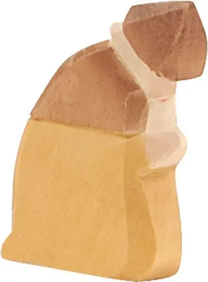 Produktbild von Ostheimer Hirte kniend Weihnachtsgrippenfigur Holzspielzeug 10cm