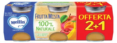 Produktbild von MELLIN Homogenisierte Fruchtmischung, 3 Stück à 100 g