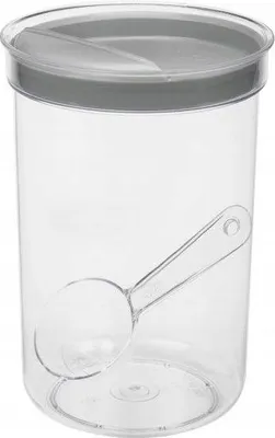 Productafbeelding van Transparante, plastic container voor losse producten met maatbeker, 1,7 liter, 1 stuk