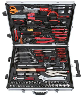 Zdjęcie produktu dla KS Tools 172-częściowy zestaw narzędzi z nasadkami i bitami CHROMEplus