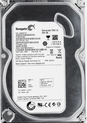 Produktbild von Seagate Barracuda 7200.12 500GB SATA HDD