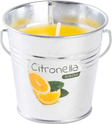 Obrázek produktu pro Svíčka Citronella CB143, repelent, kbelík, 80 g, 80x72 mm