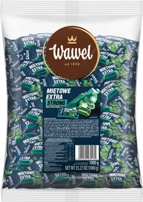 Obrázok produktu pre Žuvačka Wawel Extra Strong Mint 1 kg