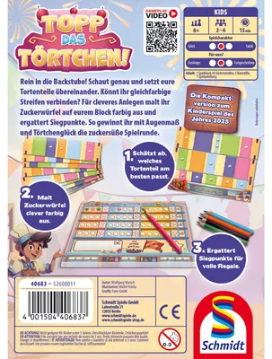 Image de Schmidt Spiele : Topp das Törtchen !, jeu de société