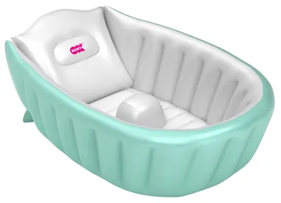 Obrázek produktu pro OKBABY Onda, nafukovací vanička pro novorozence – 0 až 12 měsíců – modrá