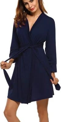 Immagine prodotto di Borsa da spiaggia estiva leggera, blu navy, maniche a 3/4