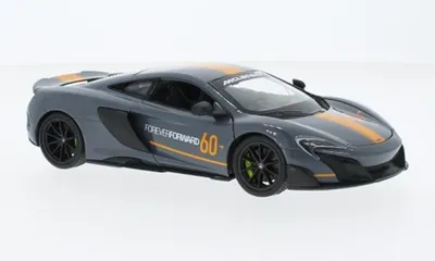 Produktbild von Welly WEL24089S - 1/24 / McLaren 675LT, grau/orange - Neu