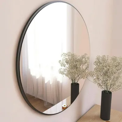 Immagine prodotto di Dmora Specchio Adelasia 2.2x60h cm Nero, Materiale Struttura in Vetro