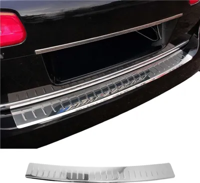 Image de Protection Seuil de Pare-chocs Arriére Pour VW Passat Avant 2005-2010 Acier