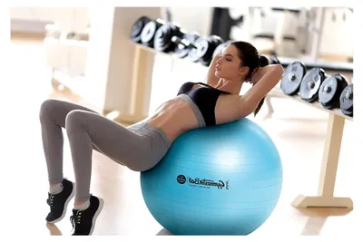 Produktbild von Fitnessball [42-53-65-75 cm] - Ball für Yoga, Fitness, Physiotherapie, Rehabilitation und Schwangerschaftsübungen - Zubehör für Zuhause und Fitnessstudio