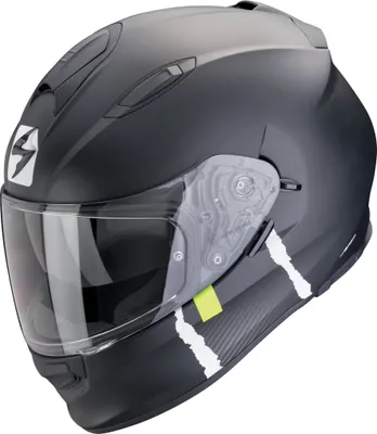 Produktbild von Scorpion Exo-491 Code Helm, schwarz matt/silber, 2XL (63/64)