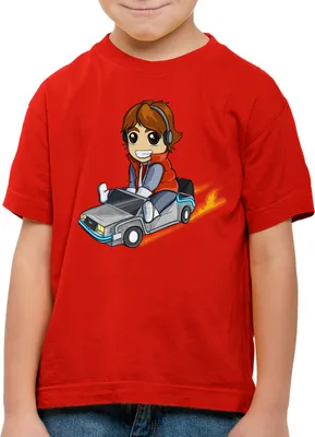 Produktbild von BaumwolleCloud Marty Kinder T-Shirt chibi zeitreise