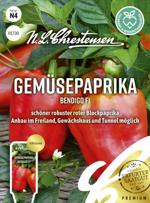 Produktbild von Gemüsepaprika Bendigo F1 | Paprikasamen von N. L. Chrestensen