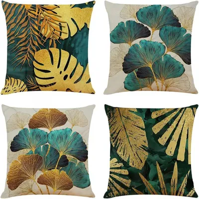 Produktbild von Kissenbezug 50 x 50,Kissenhüllen ,Sitzkissenbezug,Landhausstil,Golden