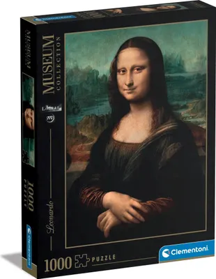 Obrázok produktu pre Clementoni Leonardo: "Mona Lisa", 1000 kusov, Umenie, 18 rok / roky