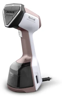 Produktbild von Tefal DT9610F0, Tragbare Dampfbürste, 0,17 l, 0,5 min, Weiß, Pink, 0,23 h, 20 g/min