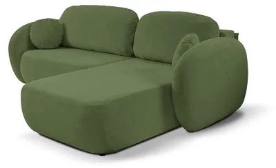 Produktbild von Ecksofa mit Schlaffunktion Olemo rechts Eibengrün