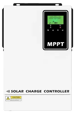 Immagine prodotto di Regolatore di carica solare, tecnologia MPPT, display LCD, XMC, 140A, 48V, sistema integrato per impianti off-grid
