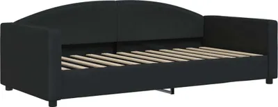 Immagine prodotto di vidaXL Letto da giorno nero 90x200 cm in tessuto