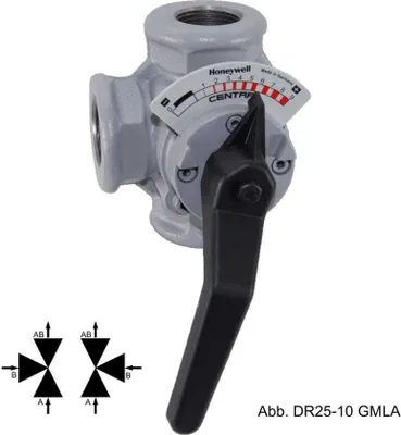 Produktbild von Honeywell Dreiwege-Mischer Centra DRG 20-6,3