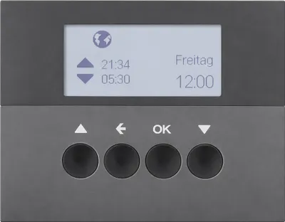 Produktbild von Berker Jalousie-Schaltuhr K.1 anthrazit, matt, 1 Stk.
