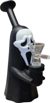 Obrázek produktu pro Černý silikonový bongo Scream 16,5 cm