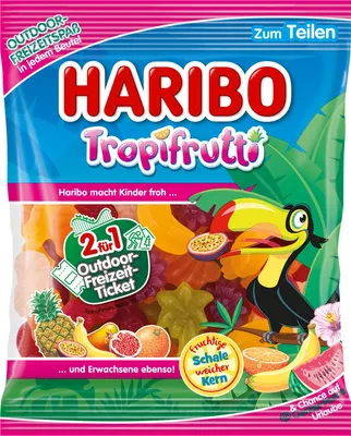 Produktbild von Haribo Tropi Frutti Fruchtgummi tropische Geschmacksrichtungen 175g