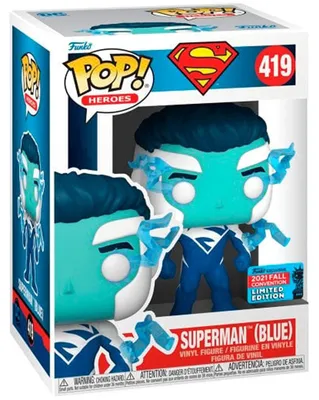 Zdjęcie produktu dla Funko Pop! DC Comics Superman Blue Exclusive - Winylowa Figurka Premium