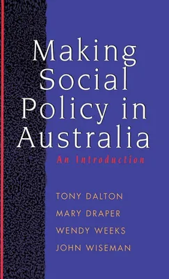 Produktbild von Making Social Policy in Australia