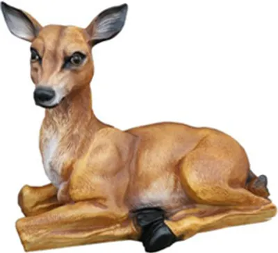 Immagine prodotto di alce figura a grandezza naturale decorazione statue scultura decorazione giardino figure 51x67cm