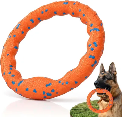 Obrázok produktu pre Psie frisbee 23 cm, plávajúci tréningový krúžok, na vonku